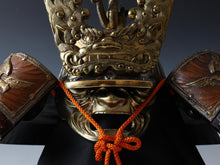 Japanese Samurai Helmet -Dragon and Hawk Deco Kabuto with a mask-