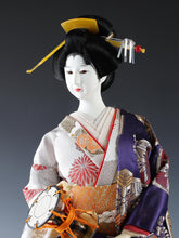 Beautiful Vintage Japanese GEISHA Doll -Traditional Percussion- Sukiyo Doll 54cm
