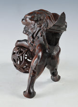 Old Japanese Legendary Leo Small Bronze Figure Good Atmosphere Komainu Tsushima