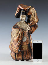 Japanese Old Vintage Noh Dancer Metal Figure -Okina- 翁 Tsushima