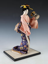 Japanese Vintage Geisha Doll -Traditional Percussion- Oyama Doll 鼓 50cm Size