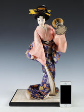 Japanese Vintage Geisha Doll -Traditional Percussion- Oyama Doll 鼓 50cm Size