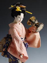 Japanese Vintage Geisha Doll -Traditional Percussion- Oyama Doll 鼓 50cm Size