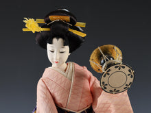 Japanese Vintage Geisha Doll -Traditional Percussion- Oyama Doll 鼓 50cm Size