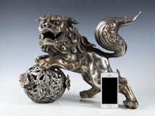 Japanese Legendary Leo Massive Bronze Figure Nice Atmosphere Tsushima 8Kg