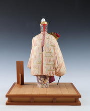 Vintage Hakata Clay Ceramic Doll - Hagoromo Kimono, Kitaoka Hideo, Japan