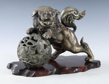 Beautiful Japanese Legendary Iron Figure Good Atmosphere Leo Komainu