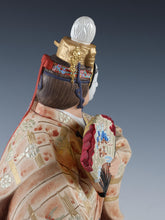 Vintage Hakata Clay Ceramic Doll - Hagoromo Kimono, Kitaoka Hideo, Japan