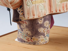 Vintage Hakata Clay Ceramic Doll - Hagoromo Kimono, Kitaoka Hideo, Japan