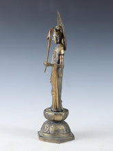 Japanese Antique Buddhism -Shou kannon BOSATSU- Iron Figure 光雲