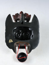 Japanese Plaster Lanling King Mask - Showa Era Buddhism Plaque