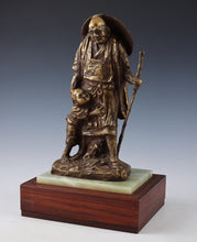 Seibo Kitamura Bronze Sculpture  Ryokan The Sacred Buddhist, Showa Era