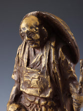 Seibo Kitamura Bronze Sculpture  Ryokan The Sacred Buddhist, Showa Era