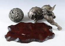 Beautiful Japanese Legendary Iron Figure Good Atmosphere Leo Komainu