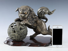 Beautiful Japanese Legendary Iron Figure Good Atmosphere Leo Komainu