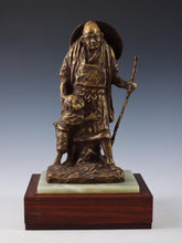 Seibo Kitamura Bronze Sculpture  Ryokan The Sacred Buddhist, Showa Era