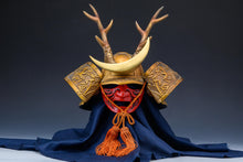 Japanese Samurai Helmet Middle Size  -Shikanosuke Kabuto with a Mask- Tsushima