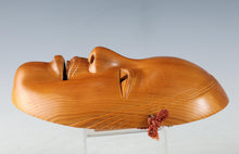 Kyoto Vintage Hinoki Wood NOH MASK -Young Lady- 小面 Ko-omote