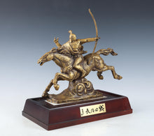Seibo Kitamura -Samurai Nobunaga Oda - Smoky Gold Bronze Sculpture
