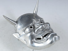 Japanese Old Vintage Rare Tin (Sn) Noh Mask Hannya 般若 -Jealousy Woman- Tsushima Yasuke