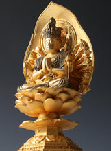 Japanese Old Vintage Buddhism -Senju Kannon Bodhisattva- High Quality Iron Figure
