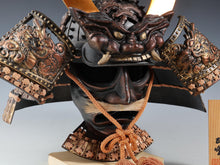 Nice Vintage Japanese Samurai Helmet Kabuto -Hard to find product- Genji Style