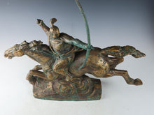 Seibo Kitamura -Samurai Nobunaga Oda - Smoky Gold Bronze Sculpture 60cm