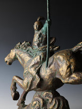 Seibo Kitamura -Samurai Nobunaga Oda - Smoky Gold Bronze Sculpture 60cm