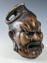 Vintage Plaster Todaiji Temple Buddhism Mask Plaque -Nio- Showa Product