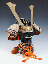 Japanese Old Vintage Samurai Wearable Kabuto Helmet with a Mask -Marutake Kohnin Product-