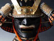 Japanese Old Vintage Samurai Wearable Kabuto Helmet with a Mask -Marutake Kohnin Product-