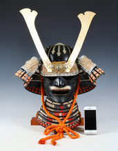 Japanese Old Vintage Samurai Wearable Kabuto Helmet with a Mask -Marutake Kohnin Product-
