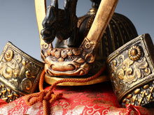 Japanese Samurai Old Kabuto Helmet -The Dragon- Genji Style