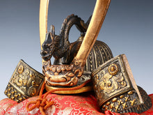 Japanese Samurai Old Kabuto Helmet -The Dragon- Genji Style