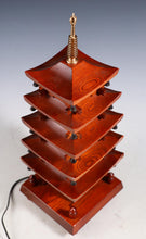Japanese Vintage Wooden Figure FIVE STORY PAGODA Lamp 五重塔