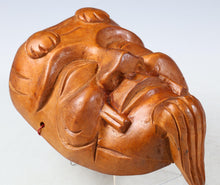 Old Vintage Japanese Wooden NOH MASK -Okina- 翁面