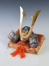 Japanese Samurai Kabuto -Dragon Helmet- Genji Silver Color Style