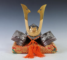 Japanese Samurai Kabuto -Dragon Helmet- Genji Silver Color Style