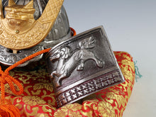 Japanese Samurai Kabuto -Dragon Helmet- Genji Silver Color Style