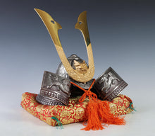Japanese Samurai Kabuto -Dragon Helmet- Genji Silver Color Style