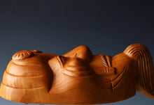 Old Vintage Japanese Wooden NOH MASK -Okina- 翁面