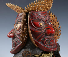 Extremely Rare Japanese Samurai Helmet -guardian deity of the three jewels-