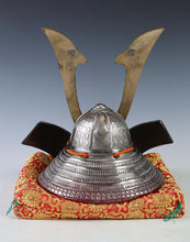 Japanese Samurai Kabuto -Dragon Helmet- Genji Silver Color Style