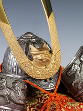 Japanese Samurai Kabuto -Dragon Helmet- Genji Silver Color Style