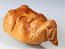 Old Vintage Japanese Wooden NOH MASK -Okina- 翁面