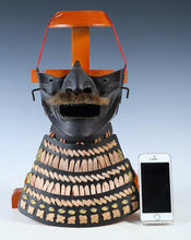 Old Vintage Japanese Samurai Menpo -Wearable- Marutake Product Tsushima