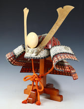 Nice Beautiful Vintage Samurai Kabuto Wearable Helmet Tsushima -Popular Red-