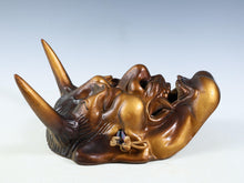 Japanese Ceramic Noh Mask Hannya -Jealousy woman- 般若 very heavy