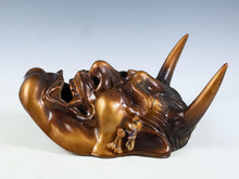 Japanese Ceramic Noh Mask Hannya -Jealousy woman- 般若 very heavy
