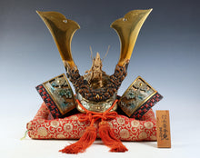 Massive Vintage Japanese Samurai Helmet -Great Dragon and Sea Wave- Tsushima